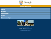 Tablet Screenshot of mairie-bazainville.fr